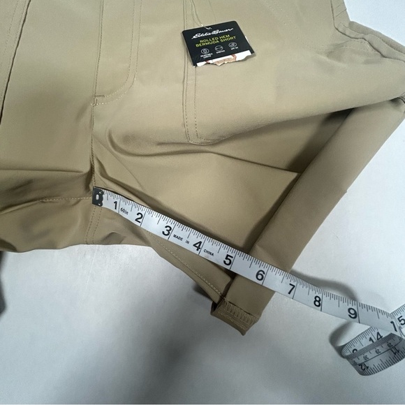 Eddie Bauer Women's Tan Rolled Hem Bermuda Shorts - Picture 7 of 11
